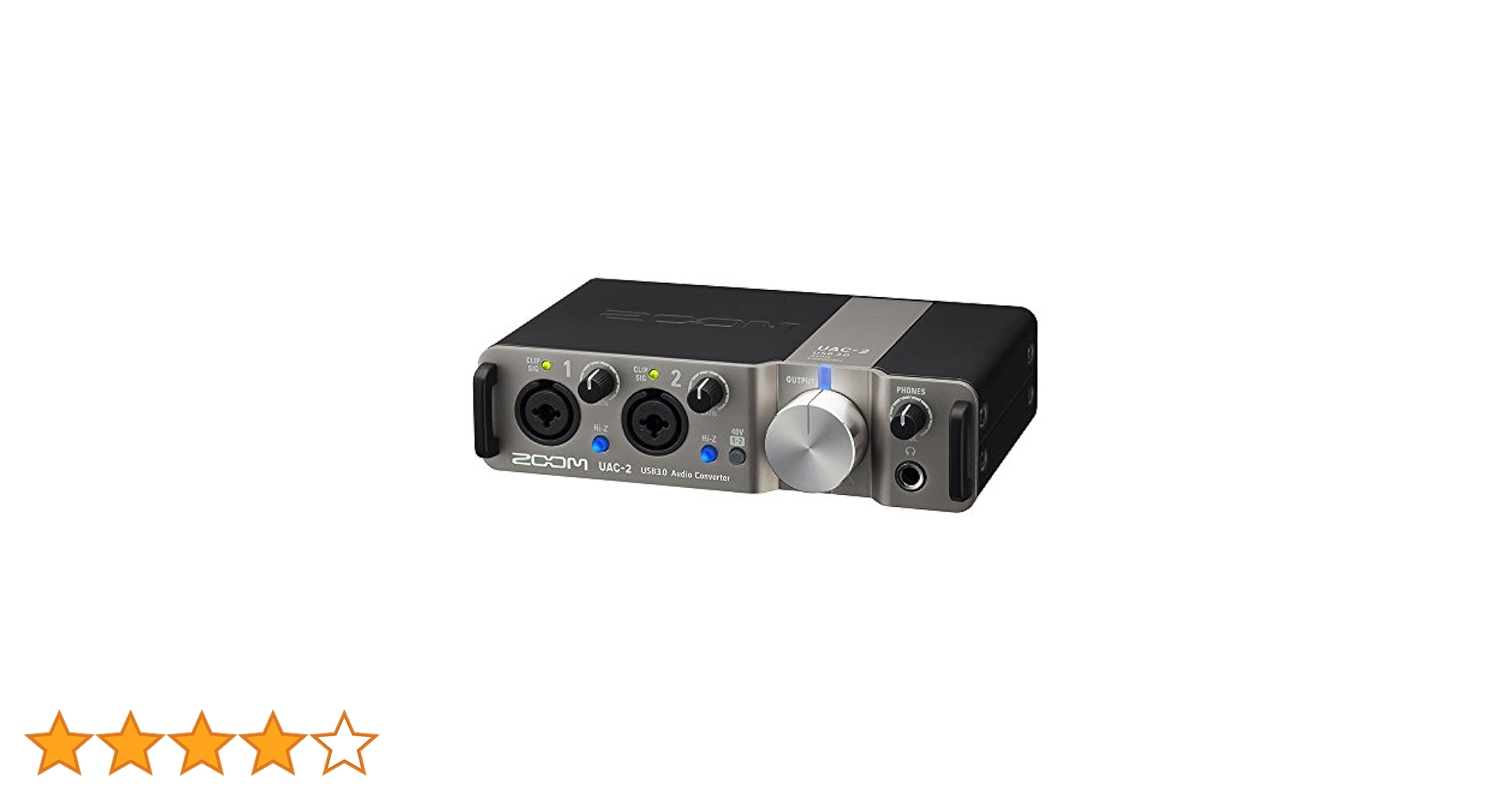 【オーディオインターフェイス】UAC-2【ZOOM】 UAC-2 USB Audio Interface | ZOOM